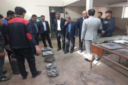 بازدید مدیرکل دفتر مرکزی حراست دانشگاه ملی مهارت از مرکز شماره ۲ تبریز